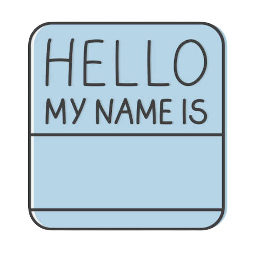 Picture of name tag